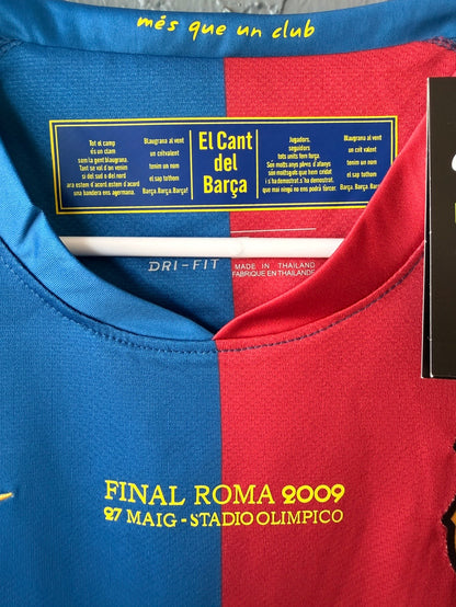 Barcelona Lionel Messi #10 Final 2009 Home Soccer Jersey Regular Men Size