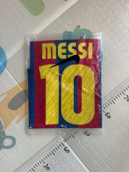 Barcelona 2011 Retro Soccer Jersey Messi #10 Final Champions Red Blue Shirt