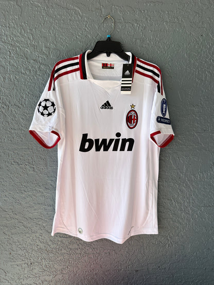 Milan 2009/10 Away Retro Soccer Jersey – Ronaldinho #80 – Men’s