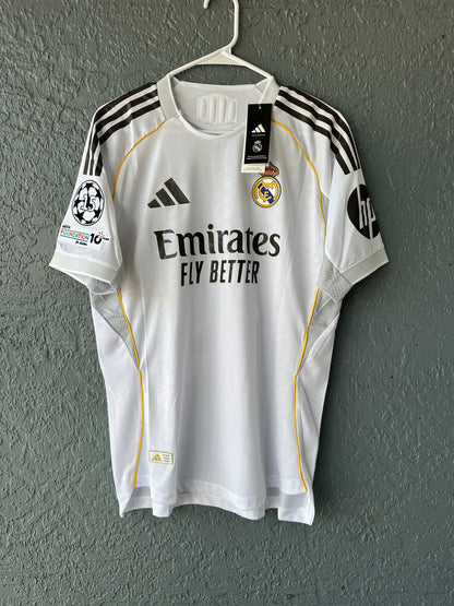 Real Madrid Mbappe 2025/26 Jersey Home Player Version