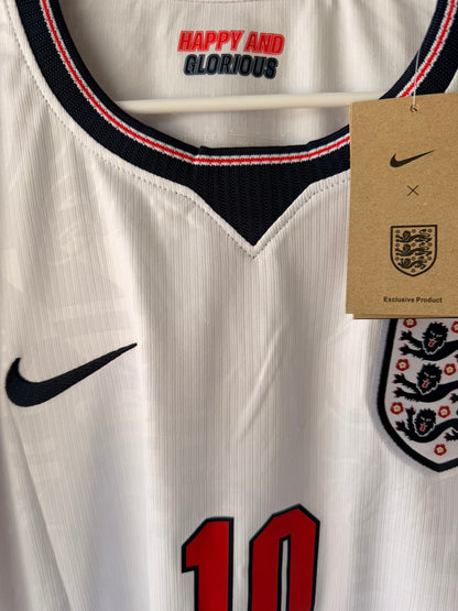 England 2026 Home Soccer Jersey – Jude Bellingham – White – Men’s