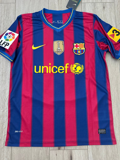 Barcelona Retro Jersey 2009/2010 Home Liga UCL – Messi – Men’s
