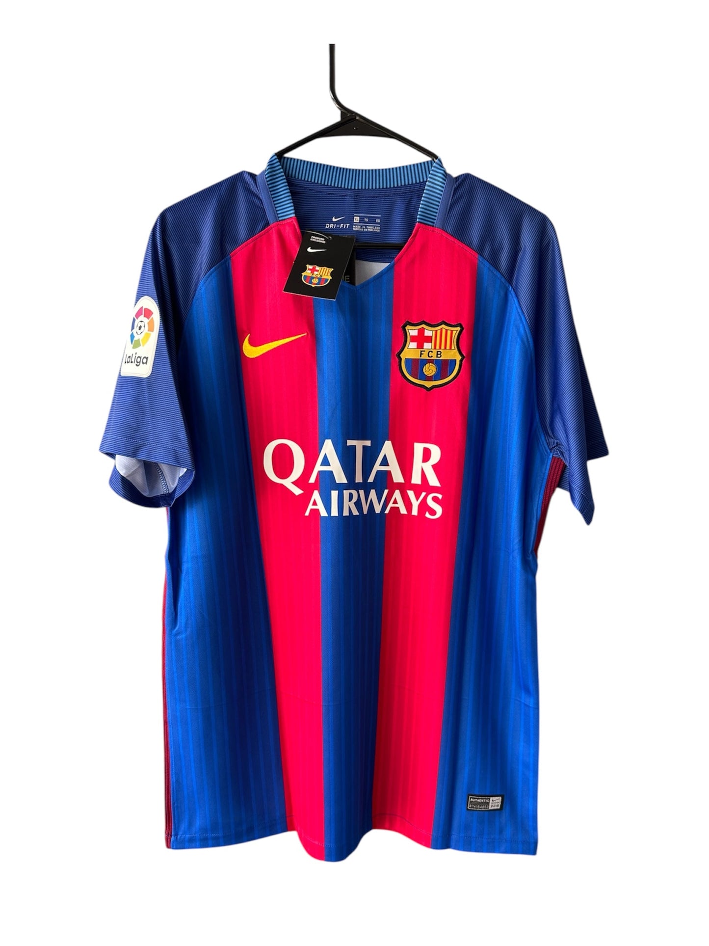 Barcelona 2016/2017 Messi Home Soccer Jersey Men
