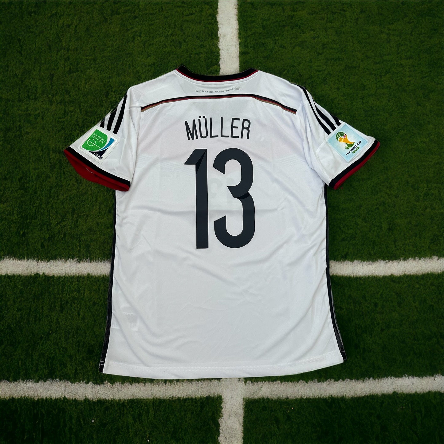 Germany 2014 Home Retro Soccer Jersey – Thomas Muller #13 – World Cup – Men’s