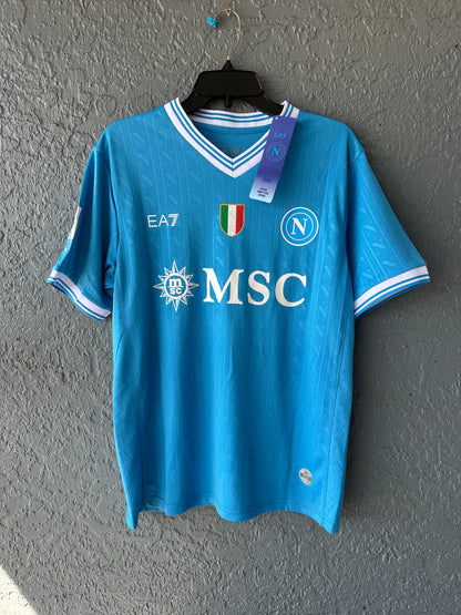 Napoli McTominay #8 2025/26 Home Blue Soccer Jersey Men