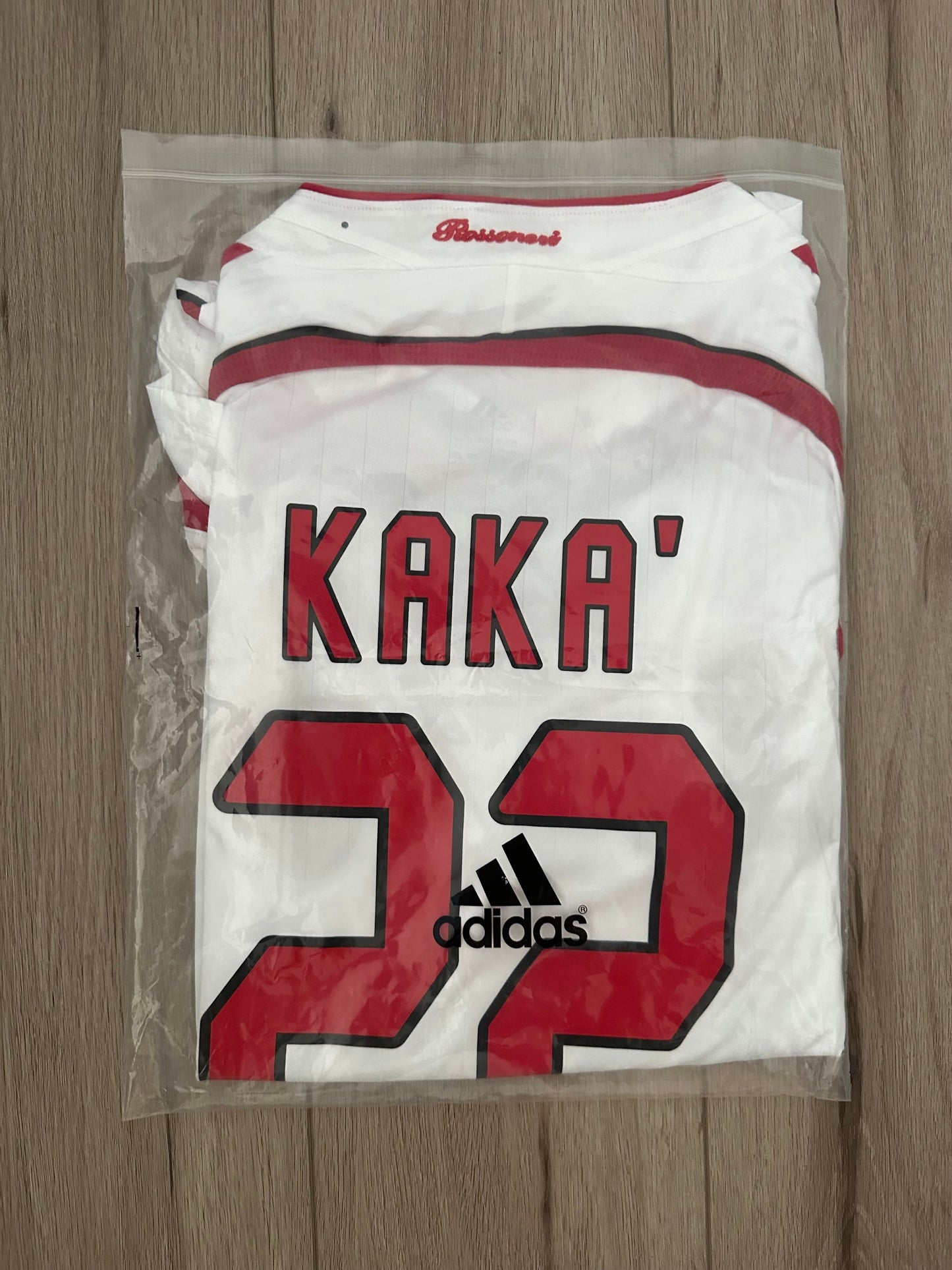Milan Kaka #22 2007 Final White Retro Soccer Jersey Men