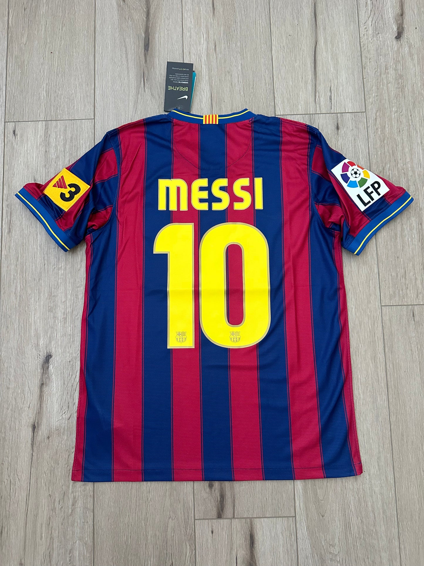 Barcelona Retro Jersey 2009/2010 Home Liga UCL – Messi – Men’s