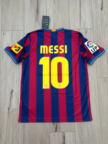 Barcelona Retro Jersey 2009/2010 Home Liga UCL – Messi – Men’s