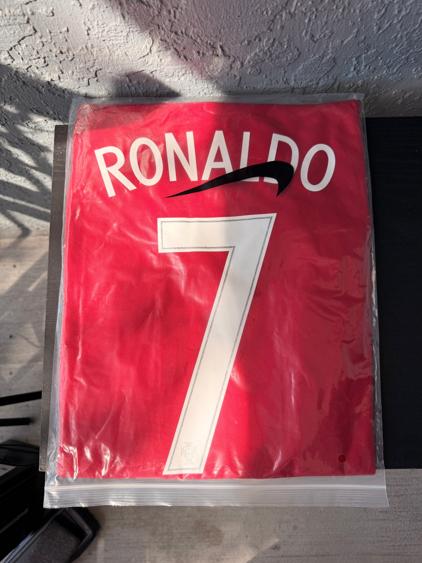 Portugal Cristiano Ronaldo 2016 Euro Final Home Red Soccer Jersey Men