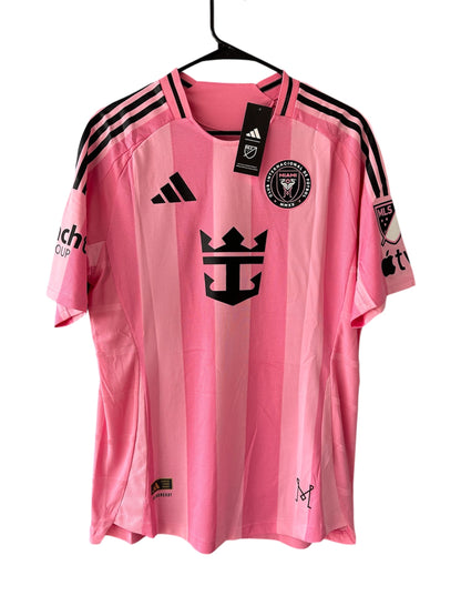 Inter Miami Messi #10 2025 Home Pink Soccer Jersey Men