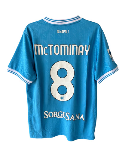 Napoli McTominay #8 2025/26 Home Blue Soccer Jersey Men