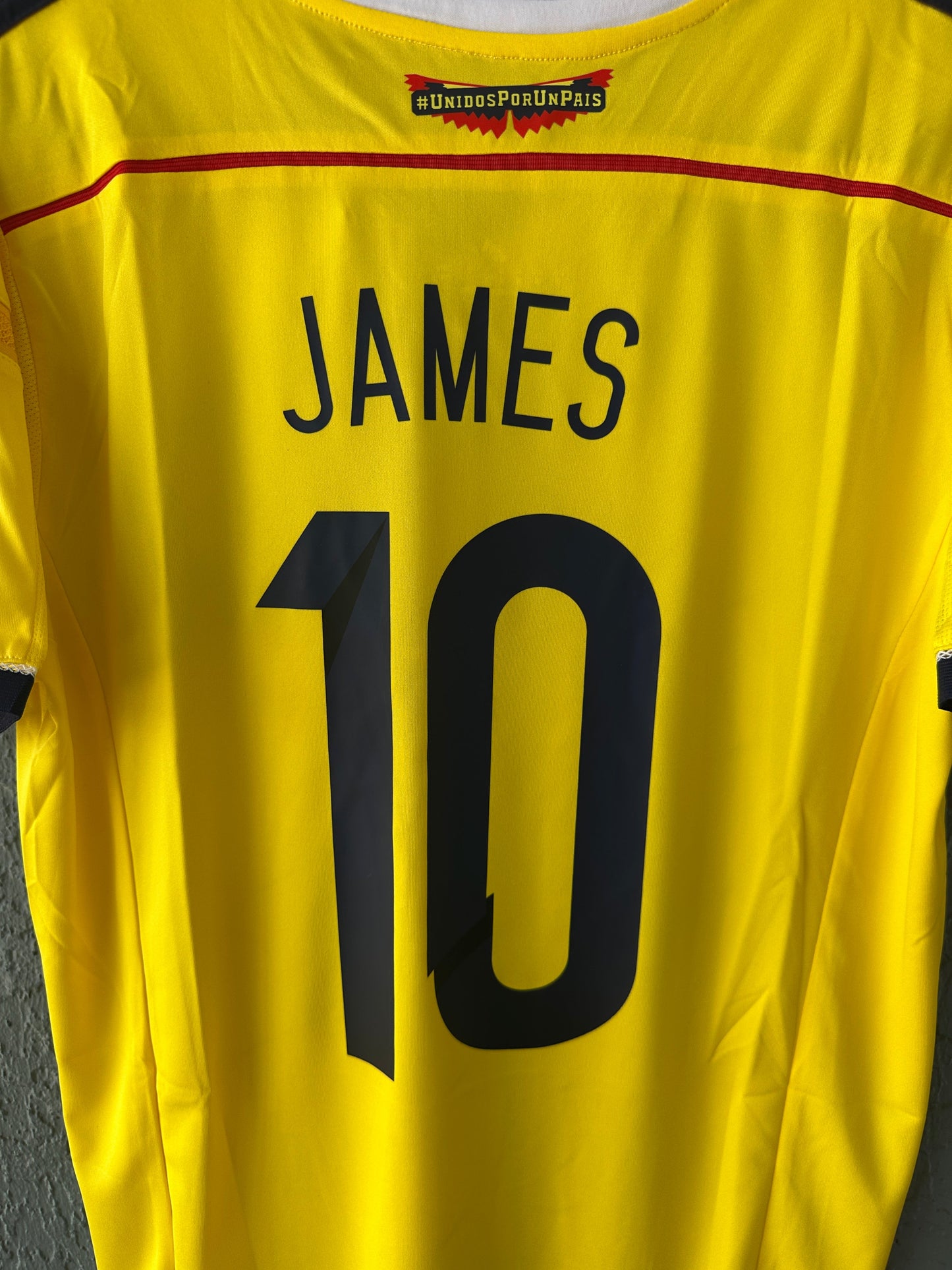 Colombia James Rodriguez #10 2014 World Cup Home Yellow Soccer Jersey Men