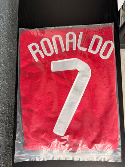 Manchester United 2008 UCL Final Retro Soccer Jersey – Cristiano Ronaldo #7 – Home Red – Men