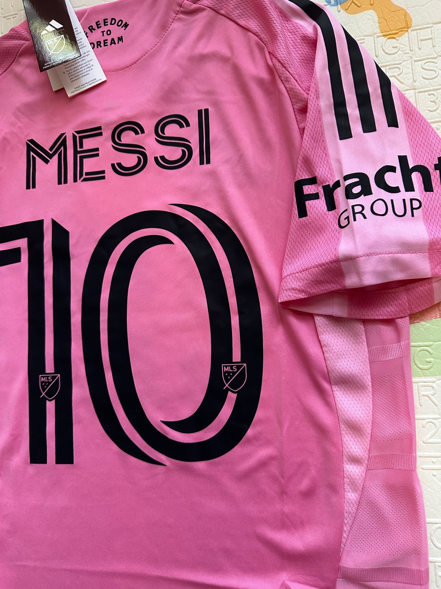 Inter Miami Messi #10 2025 Home Pink Soccer Jersey Men
