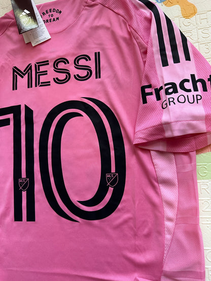 Inter Miami Messi #10 2025 Home Pink Soccer Jersey Men