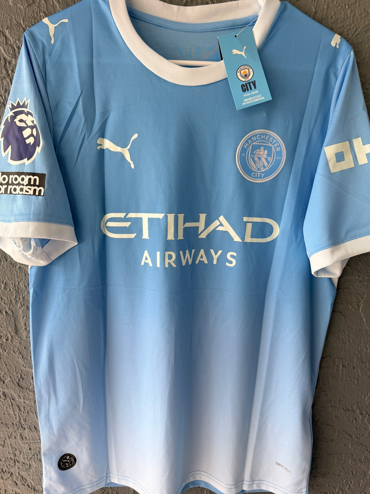 Manchester City Enzo #17 2026/27 Home Sky Blue Soccer Jersey Premier Men Size