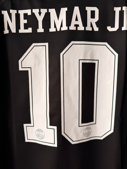 PSG Neymar Jr #10 2018/19 Black Long Sleeve Soccer Jersey Men