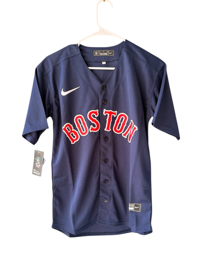 Boston Red Sox David Ortiz #34 Baseball Jersey Navy Men Size T-shirt