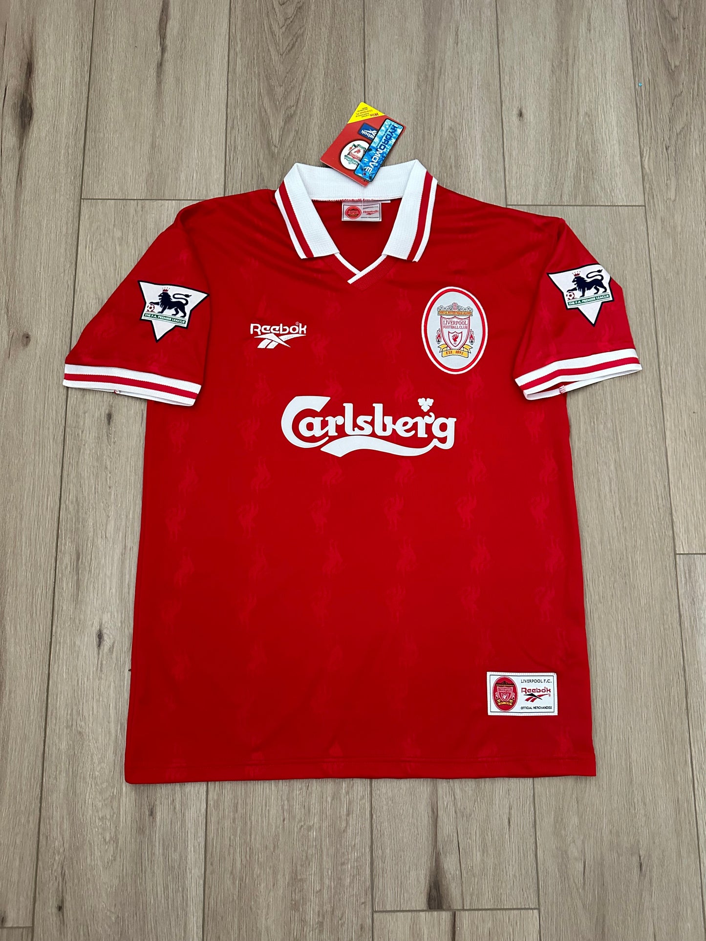 Liverpool Retro 96/97 Robbie Fowler #23 Red Soccer Jersey Men