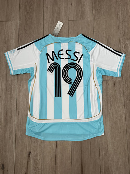 Argentina 2006 Home Retro Soccer Jersey – Lionel Messi #19 – Men’s