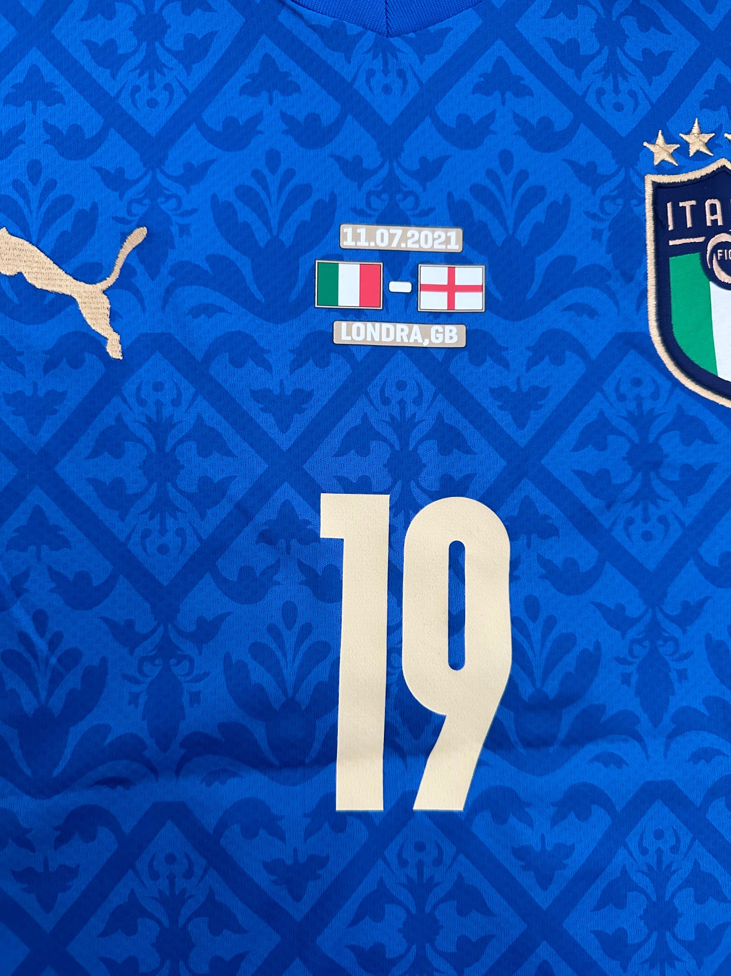 Italy 2021 Euro Final Soccer Jersey – Leonardo Bonucci #19 – Home – Men’s