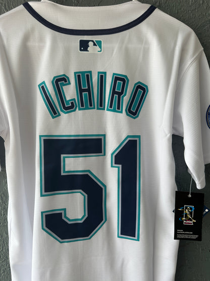 Seattle Mariners Ichiro Suzuki #51 Baseball Jersey – Classic Throwback – Men