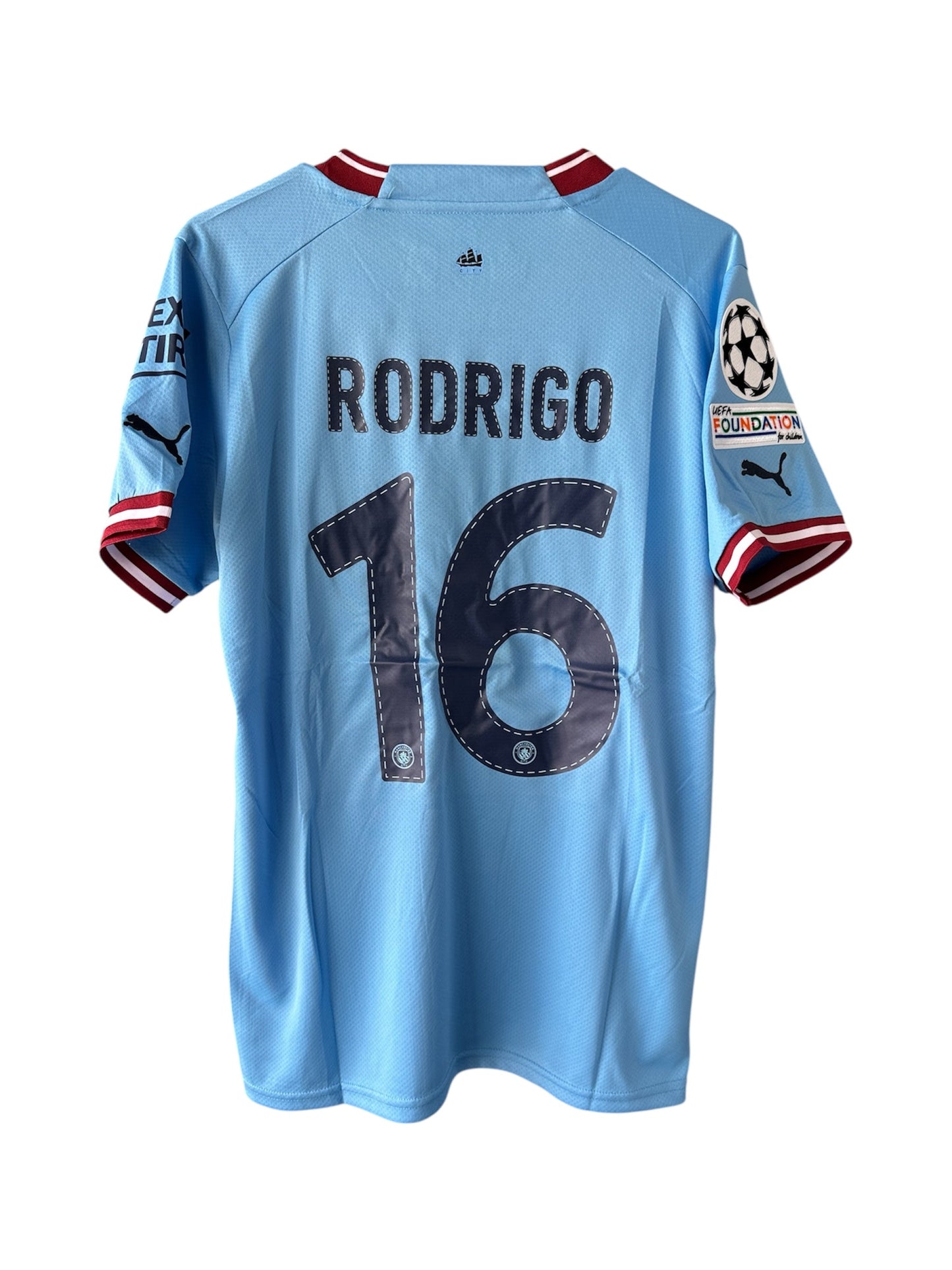 Manchester City Rodrigo Soccer Jersey Final 2023