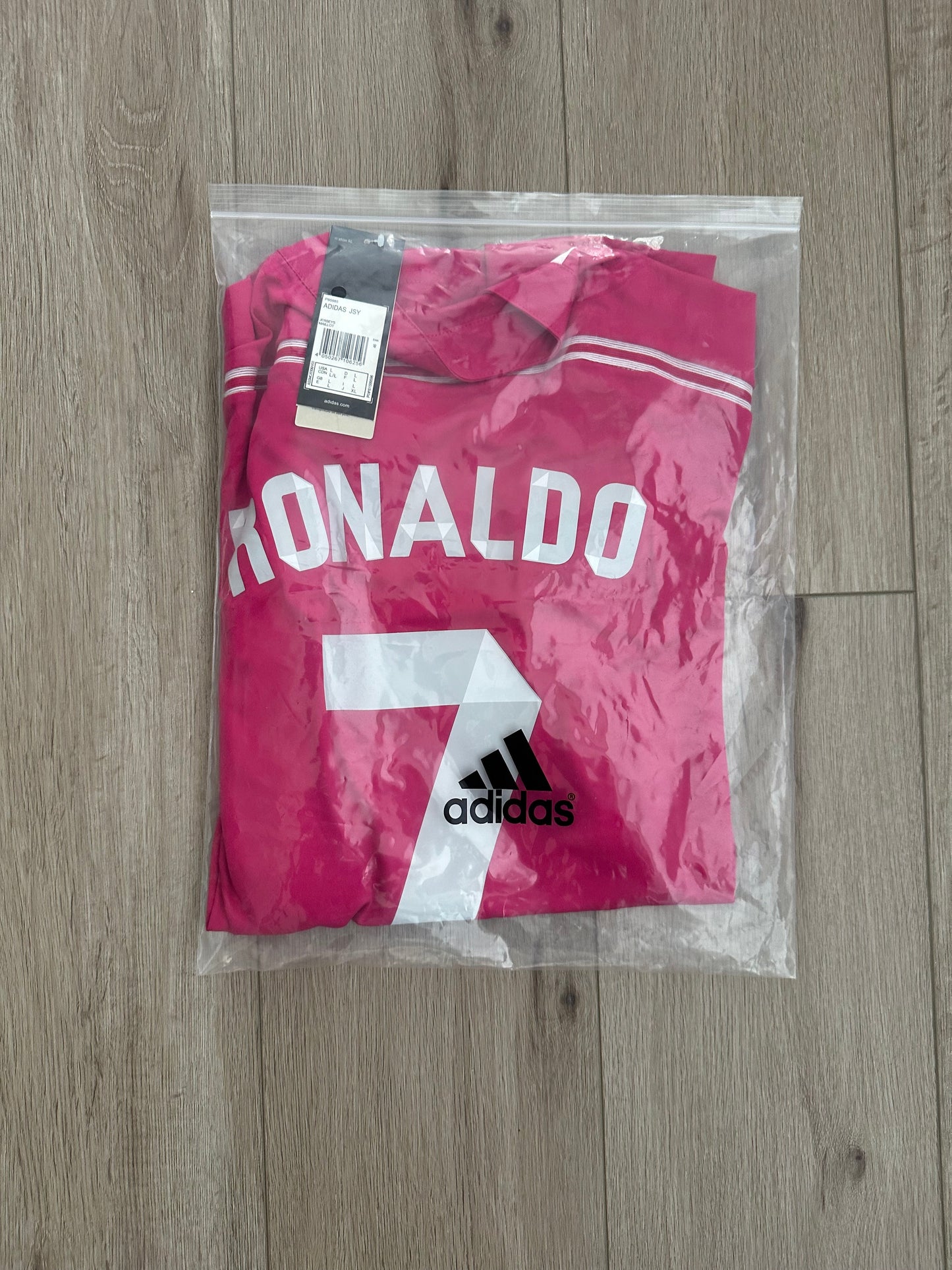 Real Madrid Cristiano Ronaldo #7 2014/15 Pink Away Soccer Jersey Men