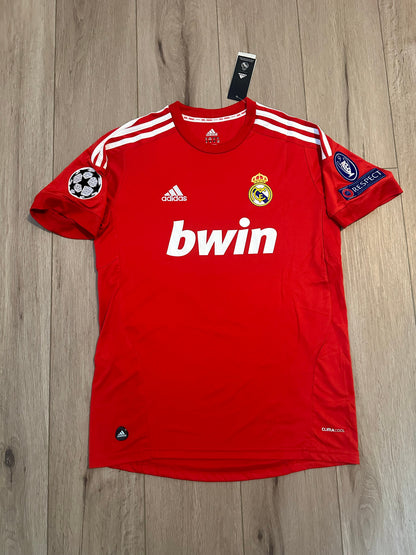 Real Madrid 2011/12 Away UCL Retro Soccer Jersey – Cristiano Ronaldo #7 – Red – Men