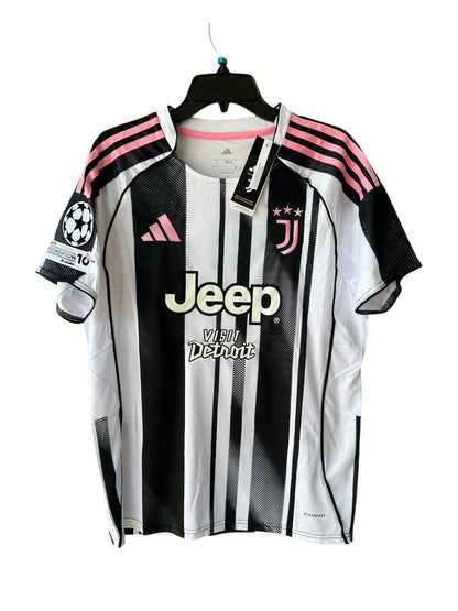 Juventus 2025/2026 Home Soccer Jersey – Kenan Yildiz – Men’s