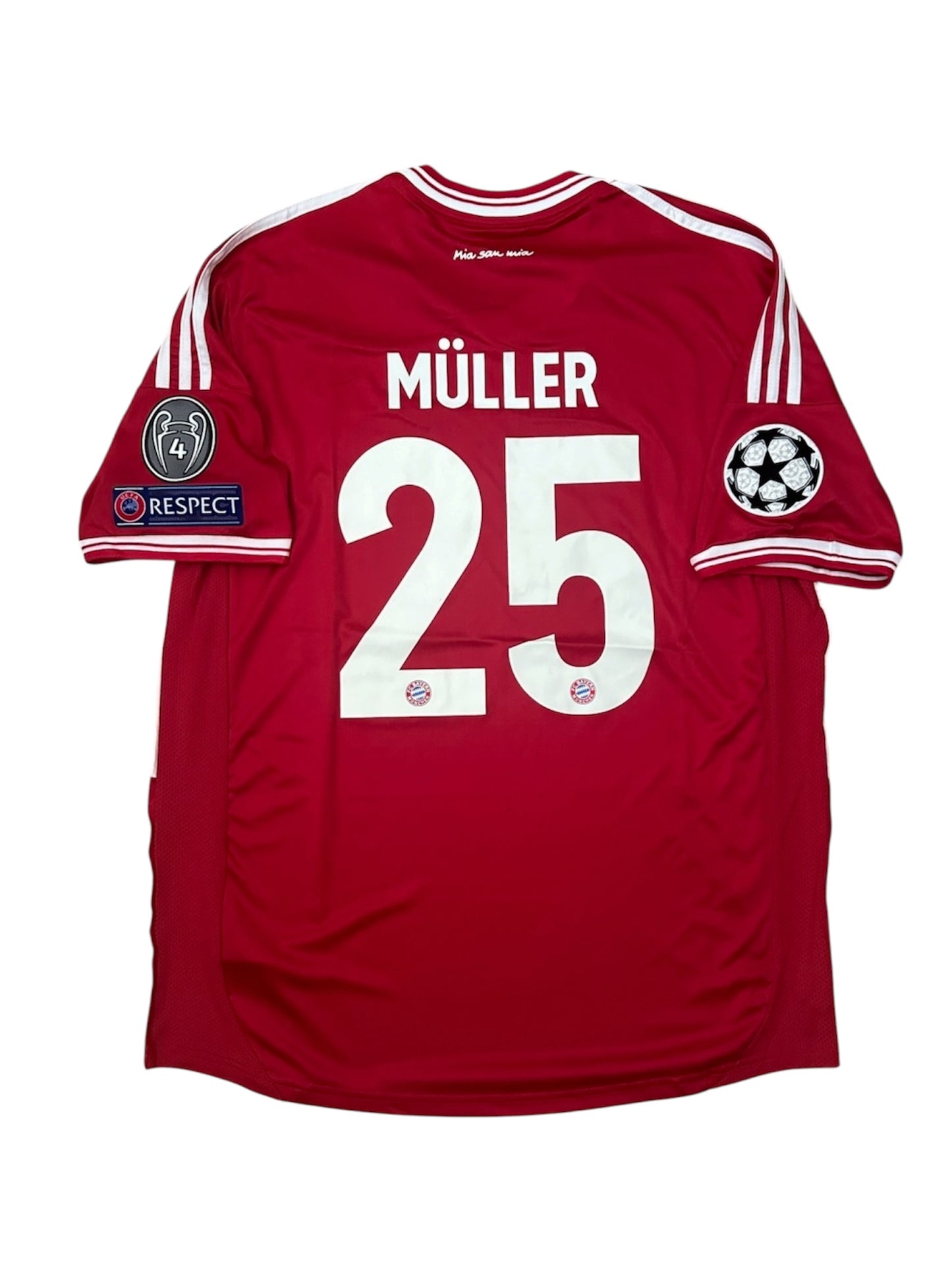 Bayern Munich Thomas Muller 2013 Final Red Retro Soccer Jersey Men