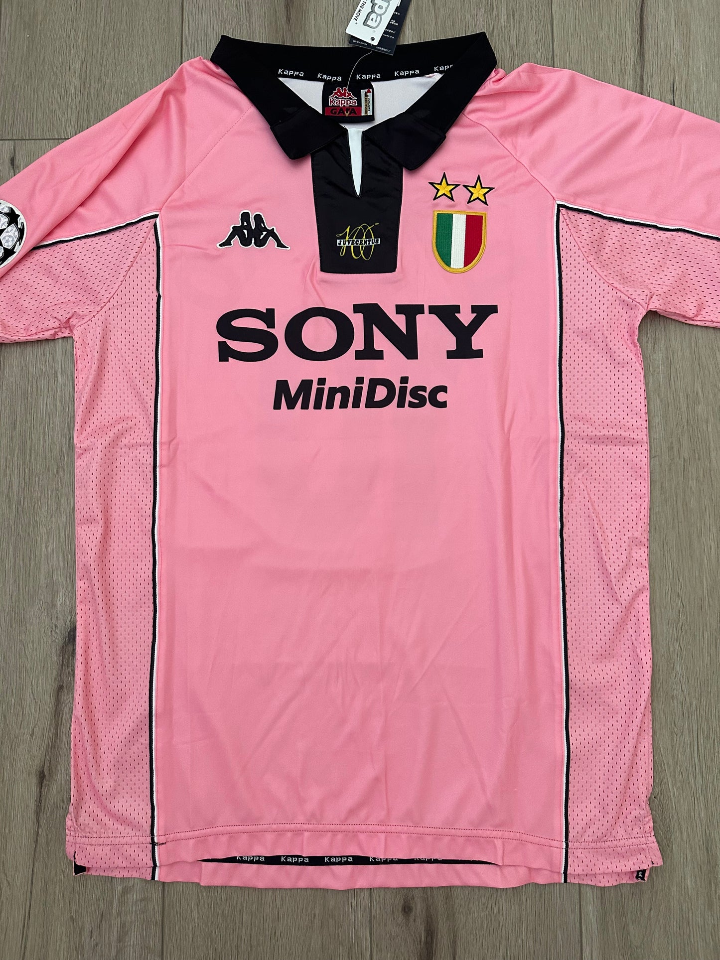 Juventus 97/98 Alessandro Del Piero #10 Retro Pink Soccer Jersey True Size Men