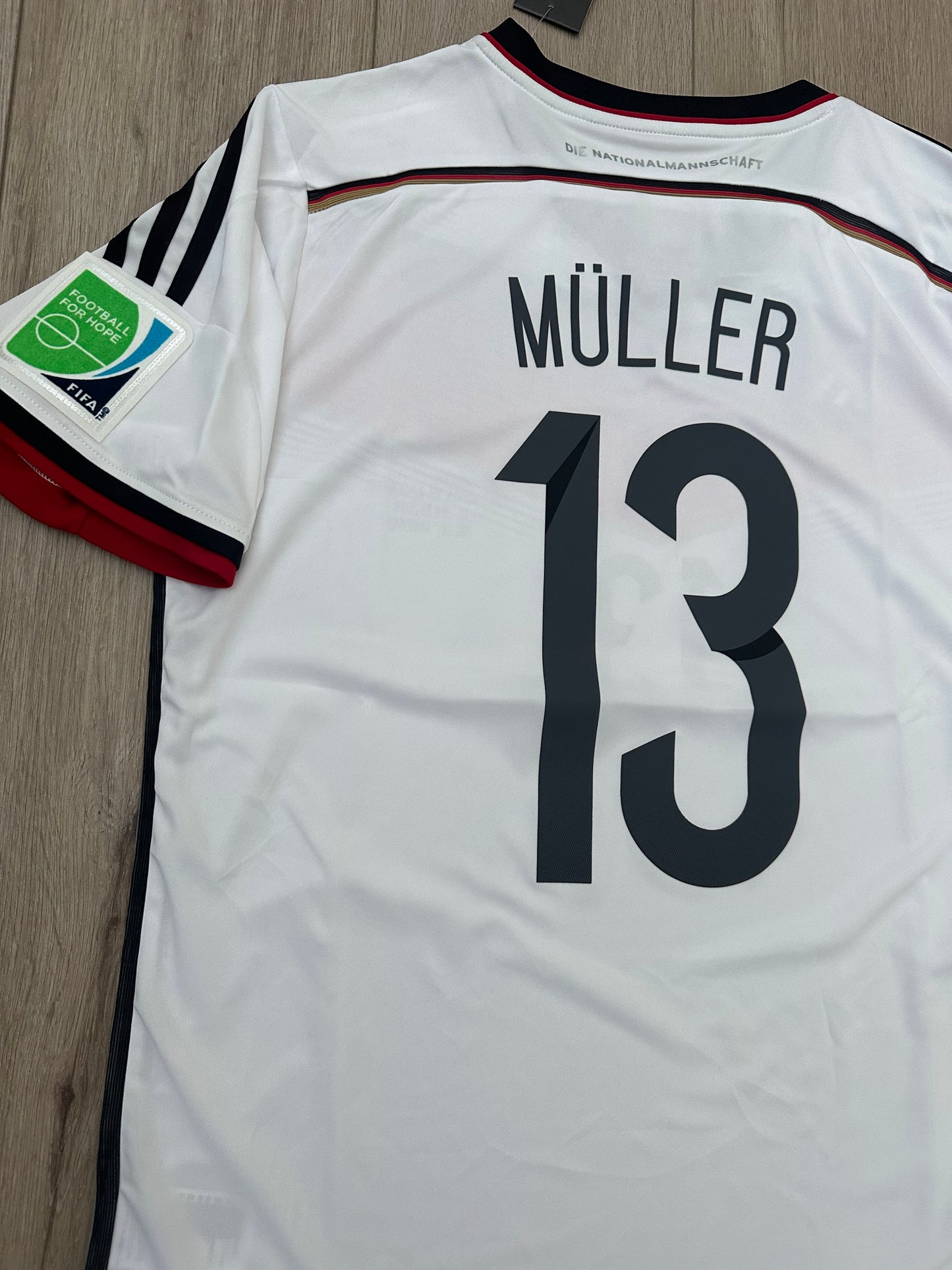 Germany 2014 Home Retro Soccer Jersey – Thomas Muller #13 – World Cup – Men’s