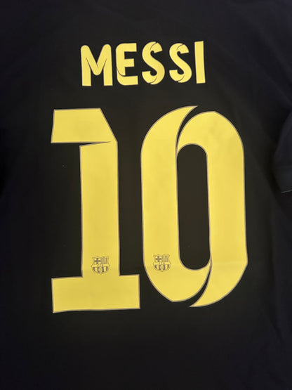 Barcelona Retro Jersey 2013/14 Away Black – Lionel Messi – Men’s Large