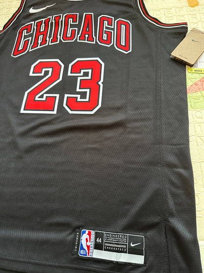 Chicago Michael Jordan #23 Black Retro Basketball Jersey Men Size