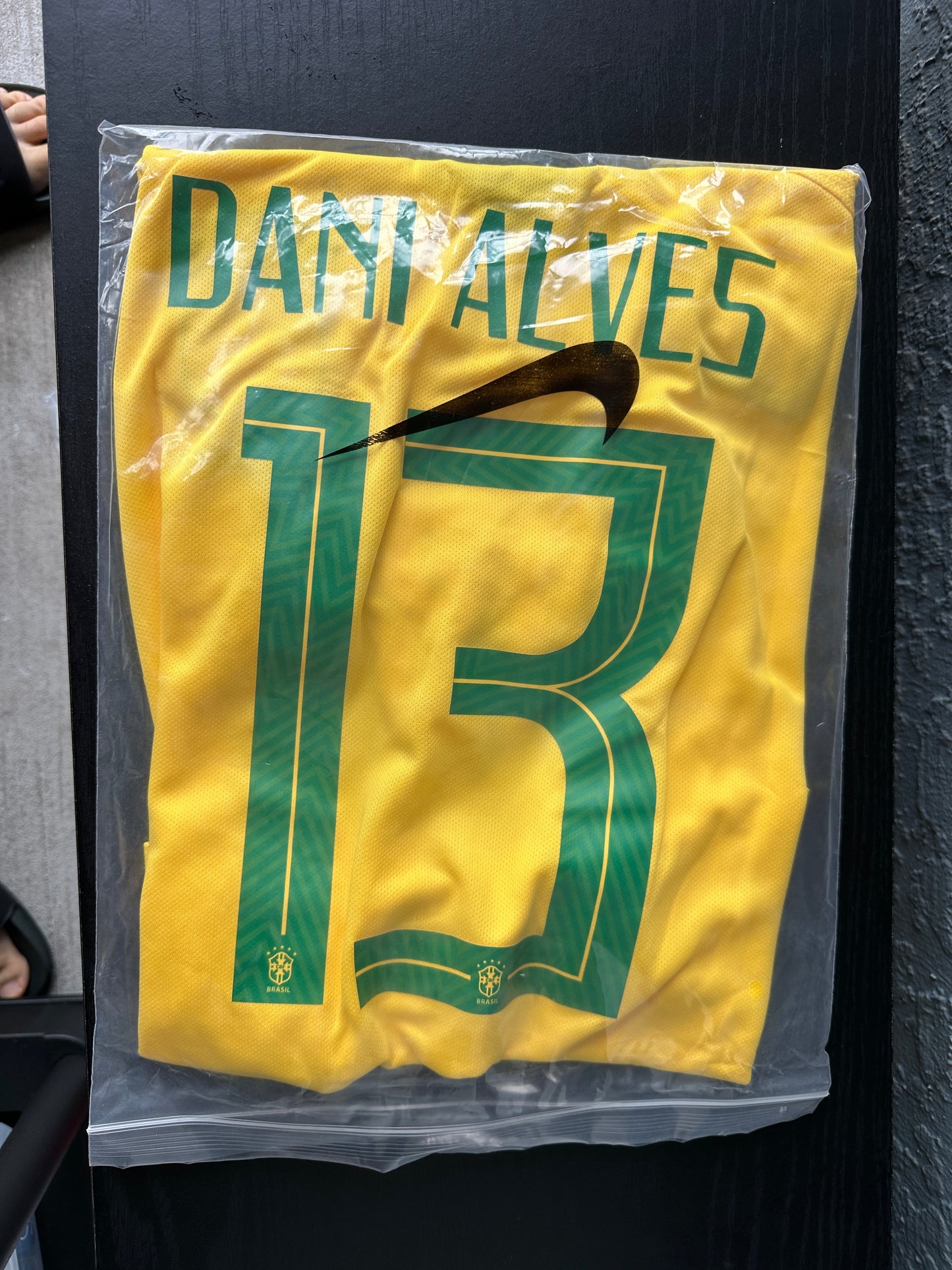Brazil Dani Alves Jersey 2019 Final Amrican Cup