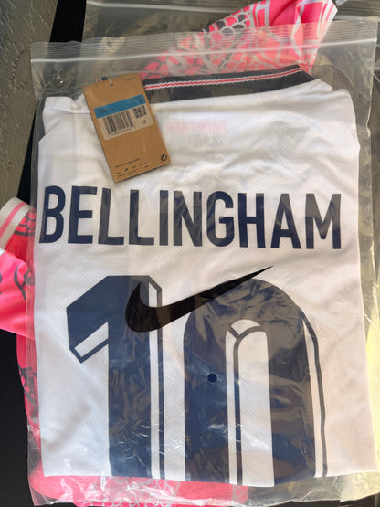 England 2026 Home Soccer Jersey – Jude Bellingham – White – Men’s
