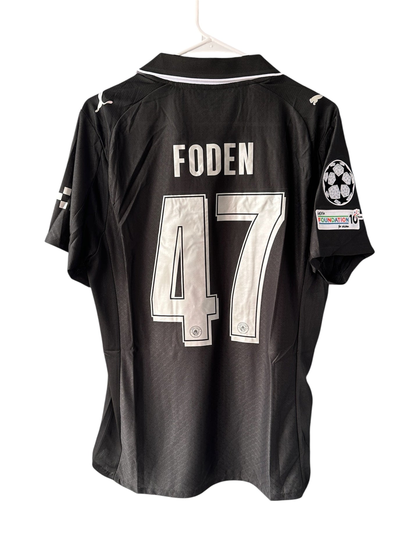 Manchester City Phil Foden #47 Soccer Jersey 2025/26 Black