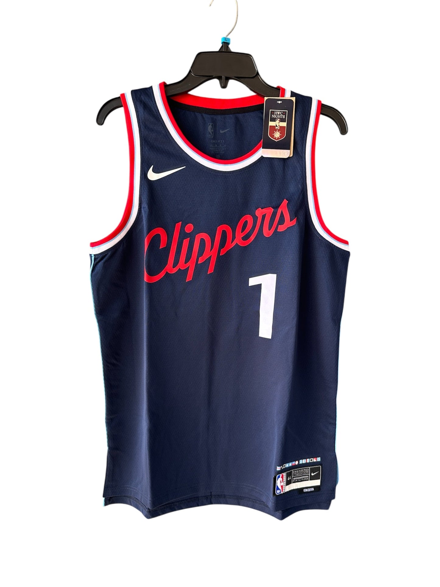 Los Angeles James Harden 2024/25 Icon Basketball Jersey Navy Men Size