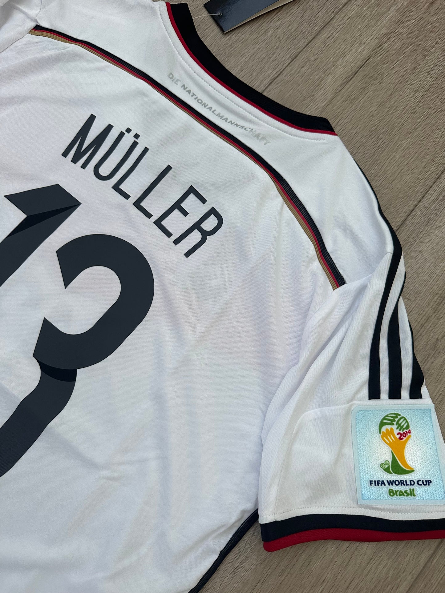 Germany 2014 Home Retro Soccer Jersey – Thomas Muller #13 – World Cup – Men’s
