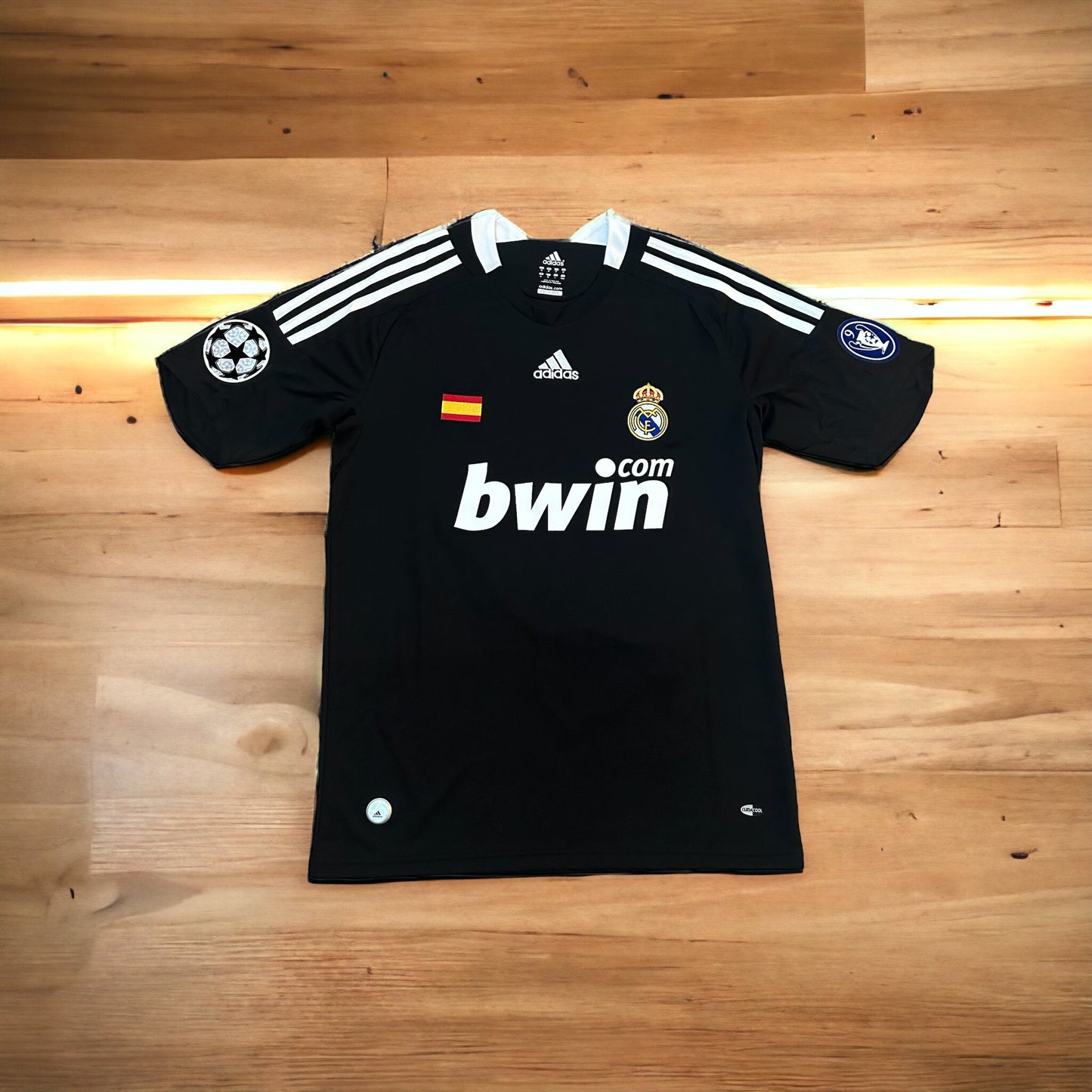 Real Madrid 2010 Away Retro Soccer Jersey – Cristiano Ronaldo #9 – Black – Men’s