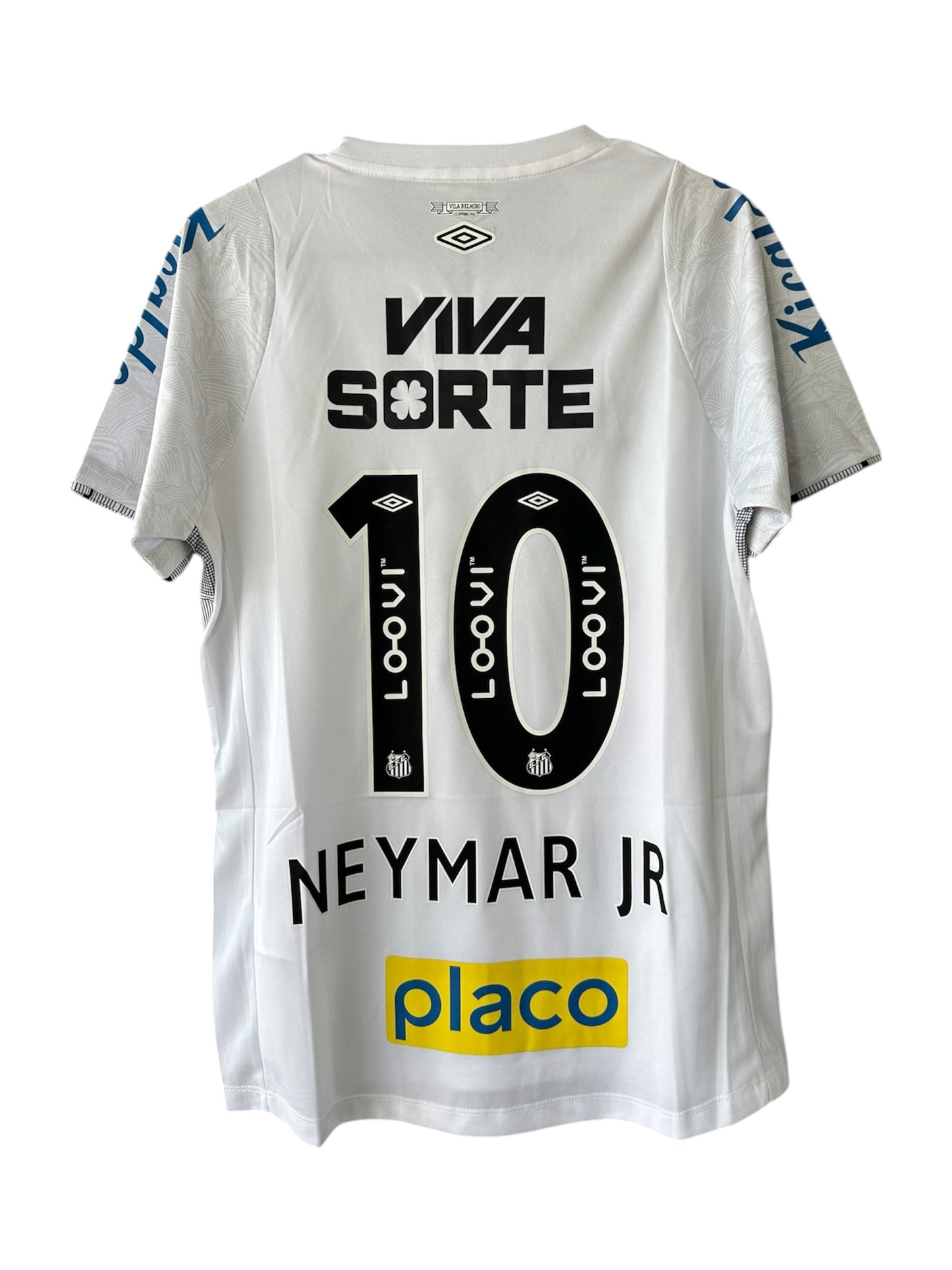 Santos Neymar Jr #11 2024/25 Home White Soccer Jersey Men