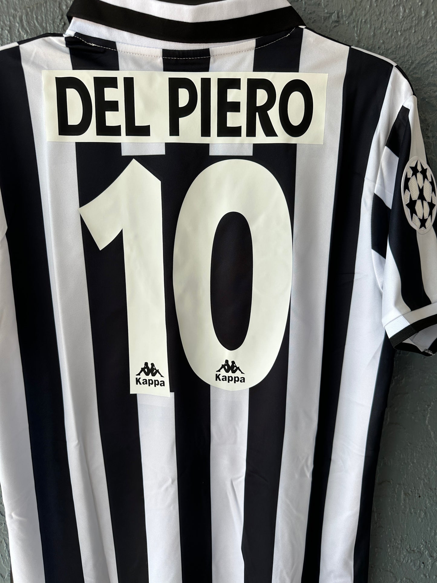 Juventus Alessandro Del Piero #10 1996/97 Home Retro Soccer Jersey Men