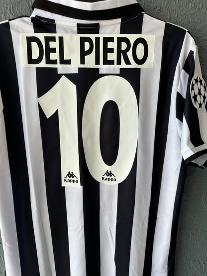 Juventus Alessandro Del Piero #10 1996/97 Home Retro Soccer Jersey Men