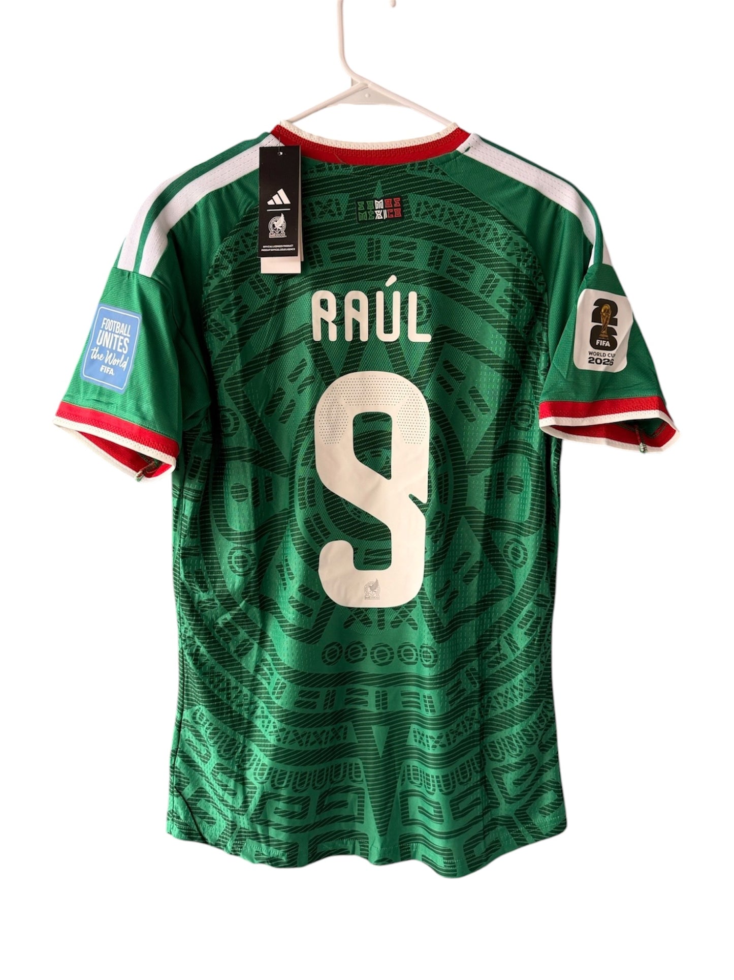 Mexico Raul Jimenez #9 2026 Home Green Player Version Soccer Jersey Men