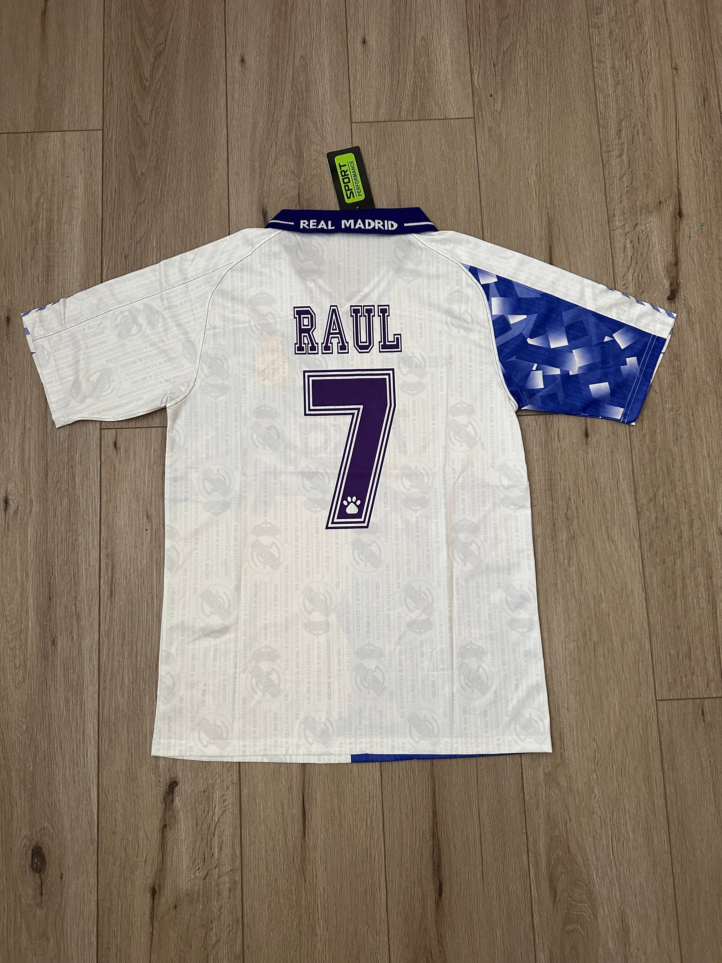 Real Madrid Raul Jersey Retro White