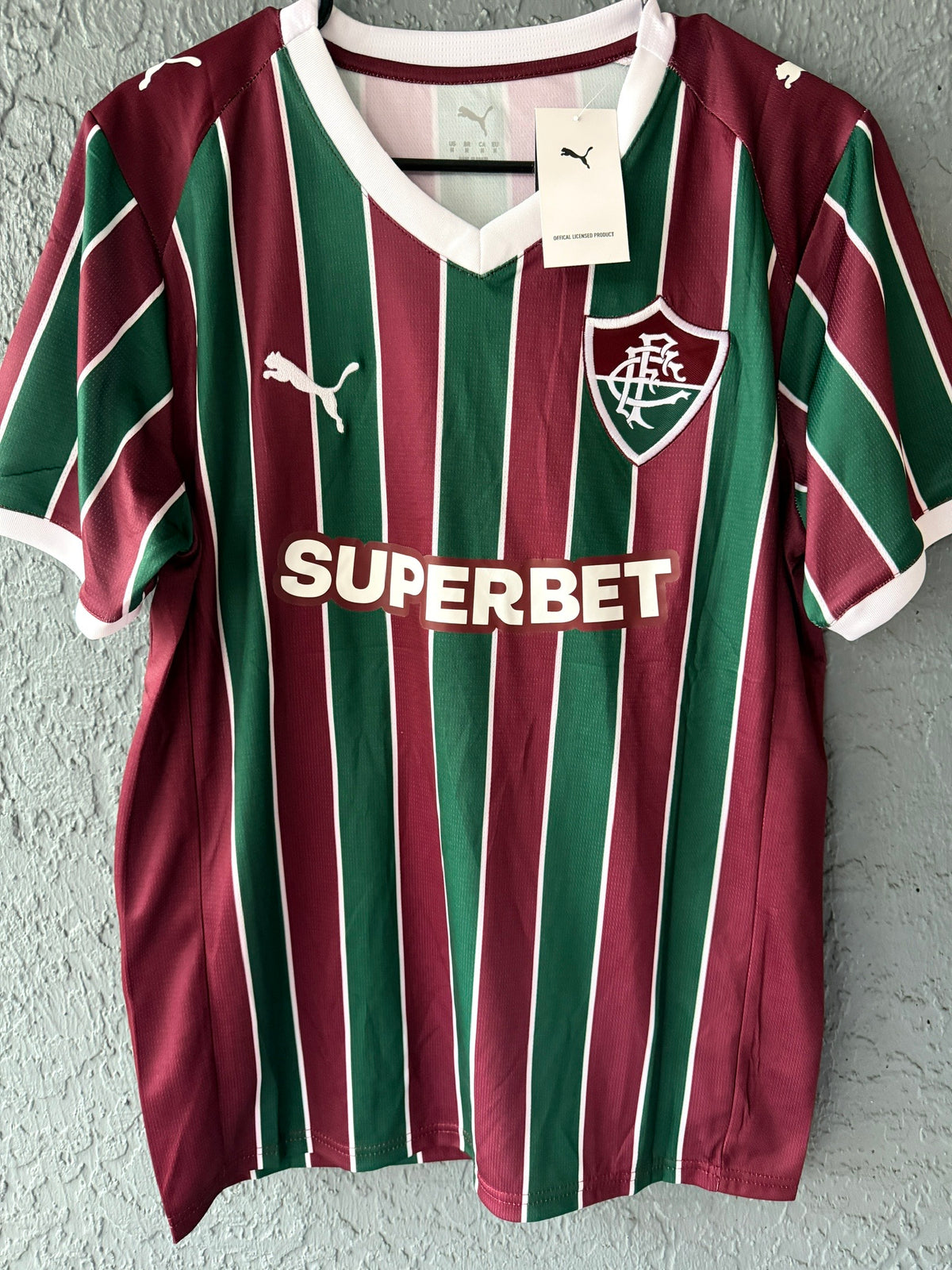 Fluminense Marcelo #12 2026/27 Home Red Green Soccer Jersey Men Size