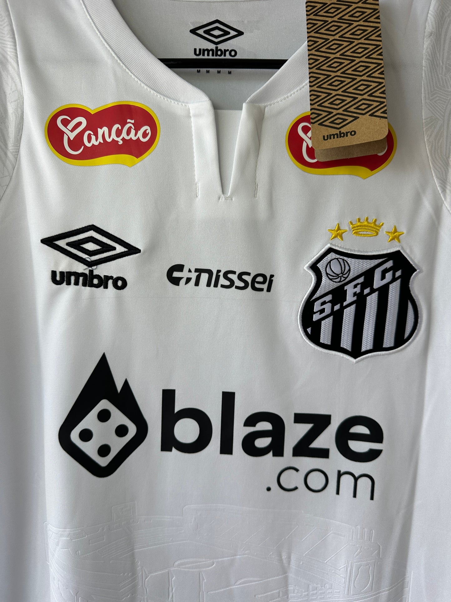 Santos Neymar Jr #11 2024/25 Home White Soccer Jersey Men