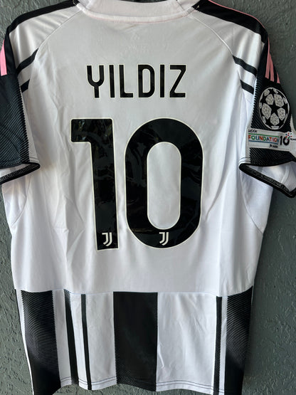 Juventus 2025/2026 Home Soccer Jersey – Kenan Yildiz – Men’s