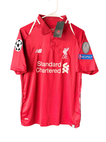 Liverpool Sadio Mane #10 2019 Home Red Soccer Jersey Champions Men Size